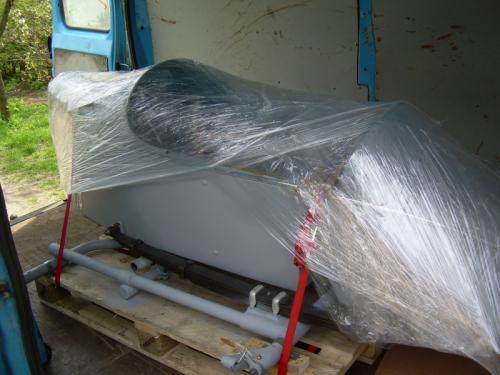 Indian sidecar ready for ship